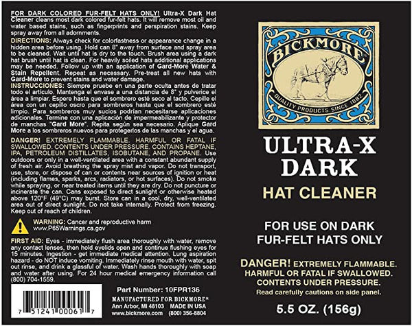 Ultra X Dark Hat Cleaner