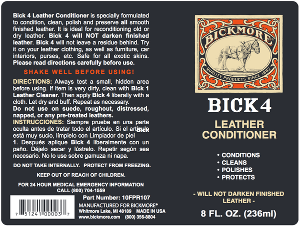 Bick 4 Leather Conditioner