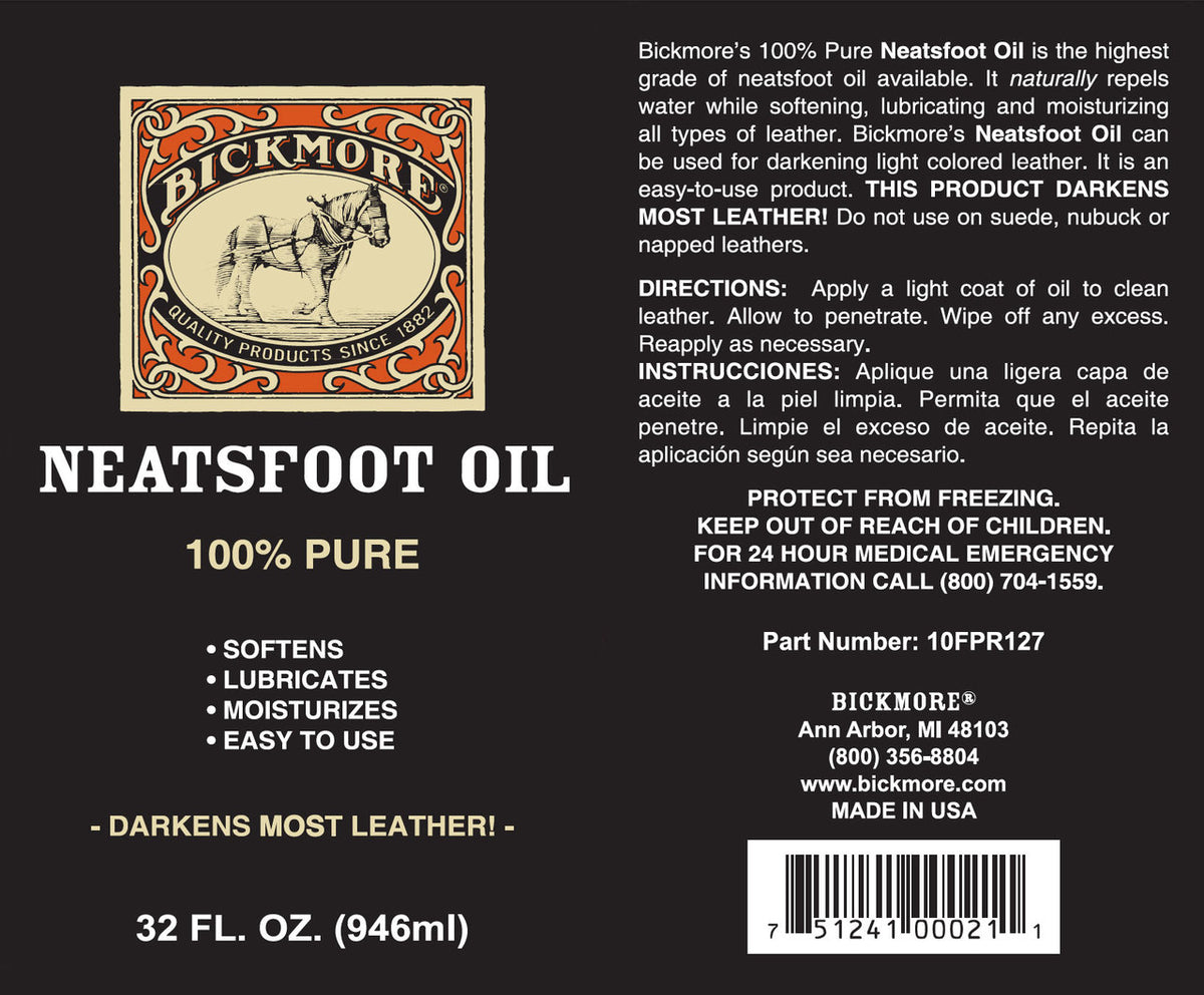 Neatsfoot Oil for Leather 