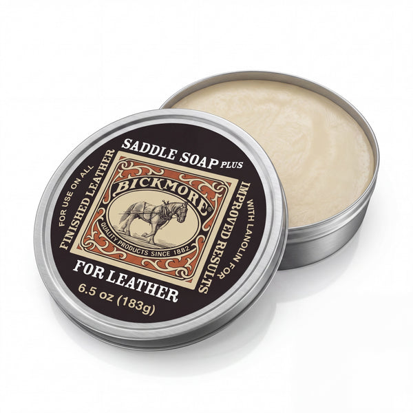 Saddle Soap Plus Lanolin Tin – Bickmore