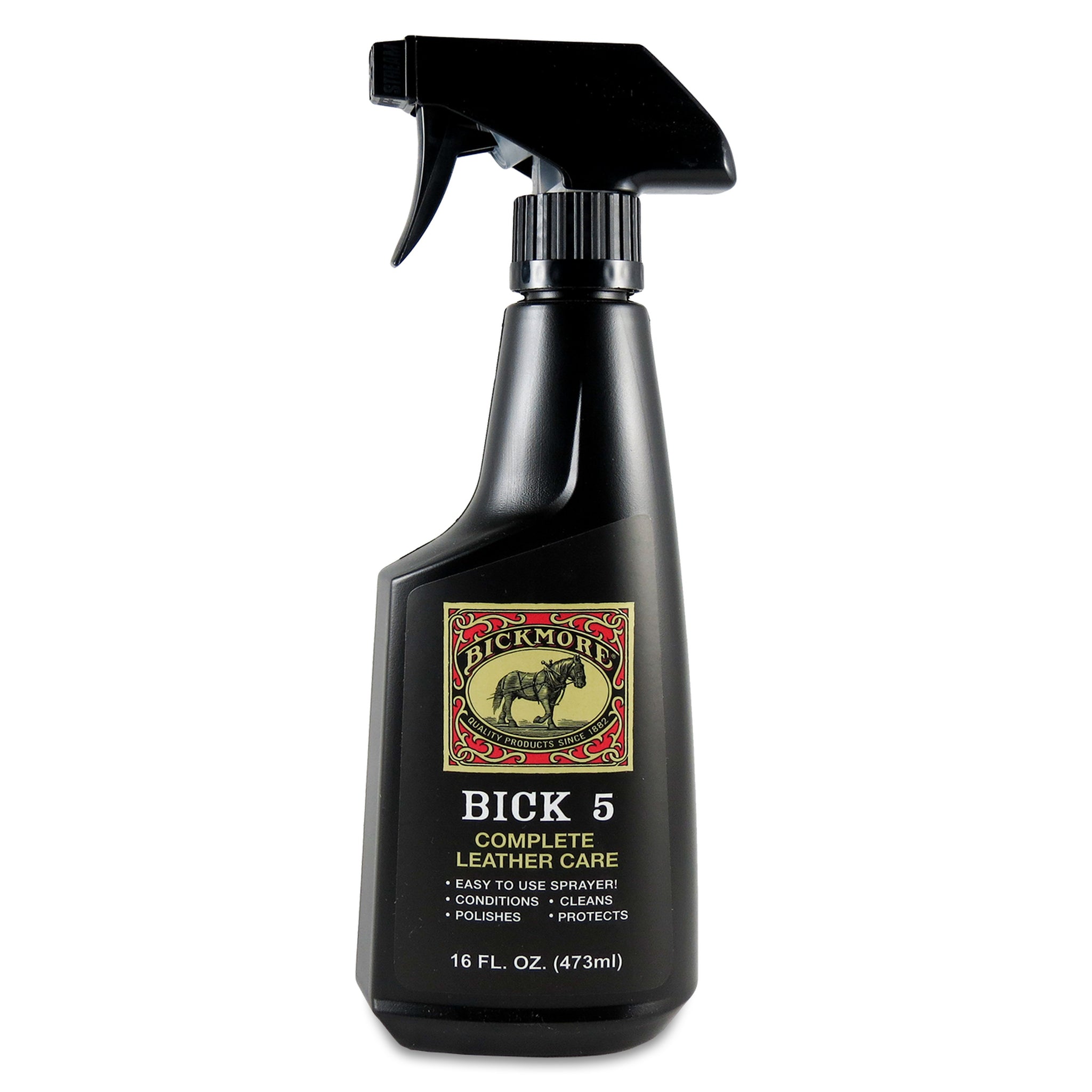 Bick 5 Leather Cleaner & Conditioner Spray 16 Ounces - Cleans and