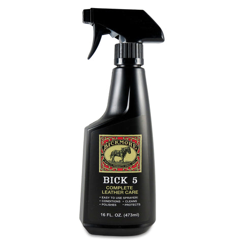 Bick 5 Leather Cleaner & Conditioner Spray 16 Ounces - Cleans and Conditions Leather Boots, Shoes, Jackets & Accessories