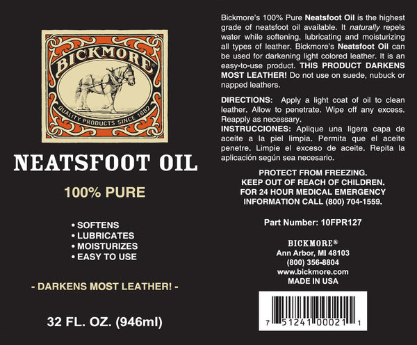 Neatsfoot Oil (8oz)